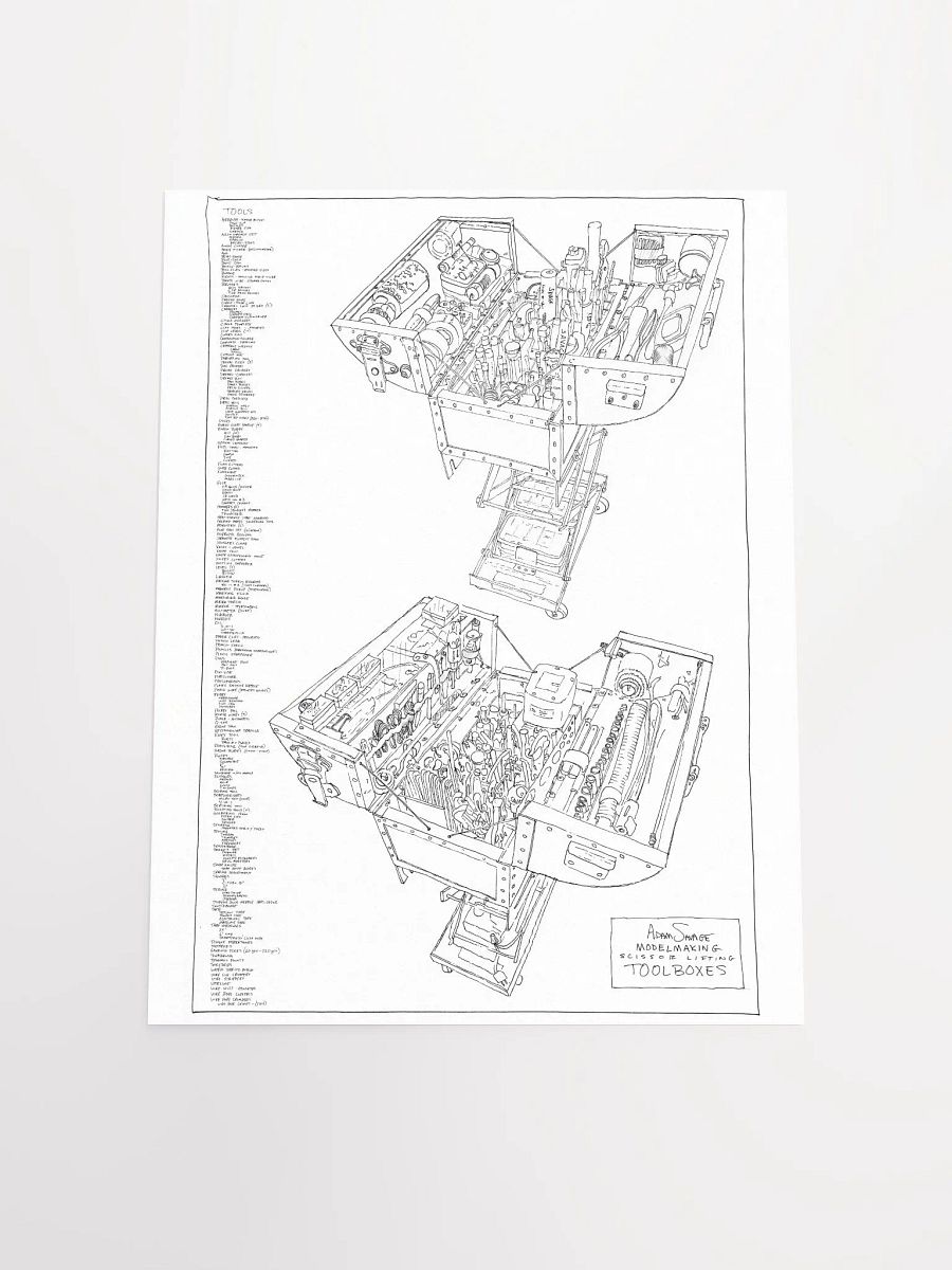 Adam Savage's Modelmaking Toolbox Poster product image (8)