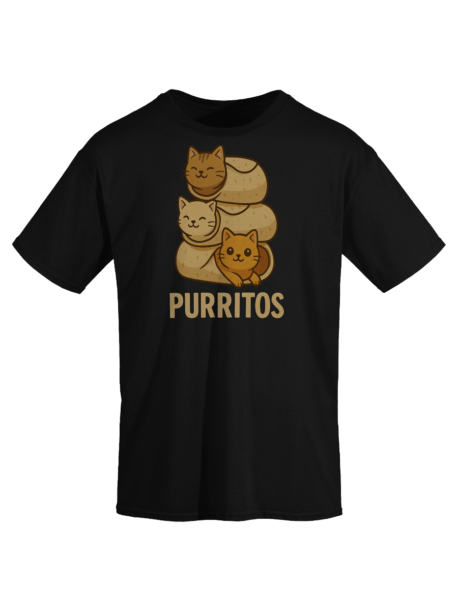 Purritos Cat Burrito Funny T-Shirt – Purrfect for Cat Lovers product image (33)