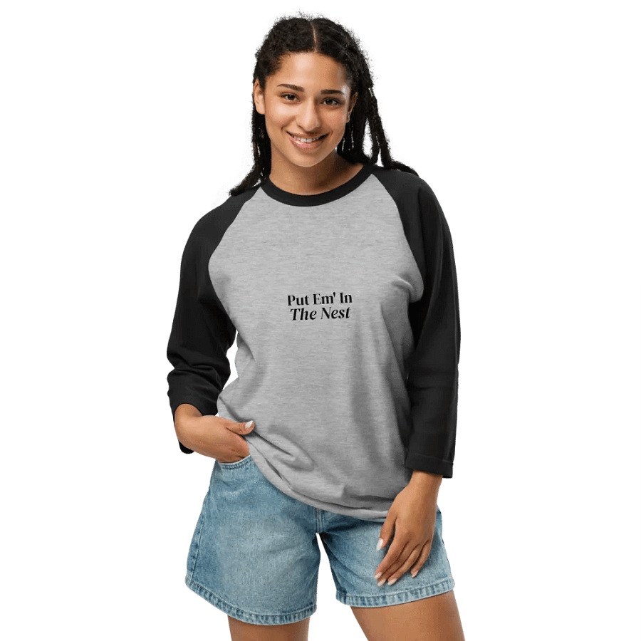 Put Em' In The Nest ¾ Sleeve Tee product image (8)