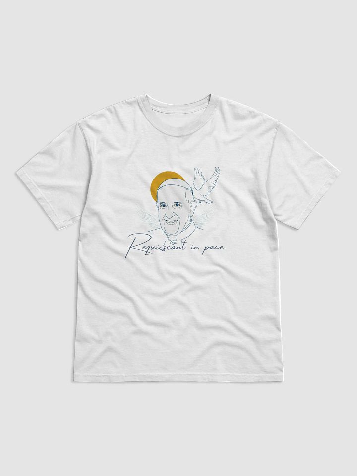 Pope Francis Memorial T-Shirt – Requiescant in Pace Tribute Design product image (1)