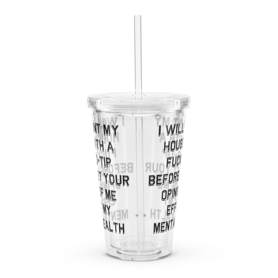 Q-Tip Clear Tumbler product image (1)