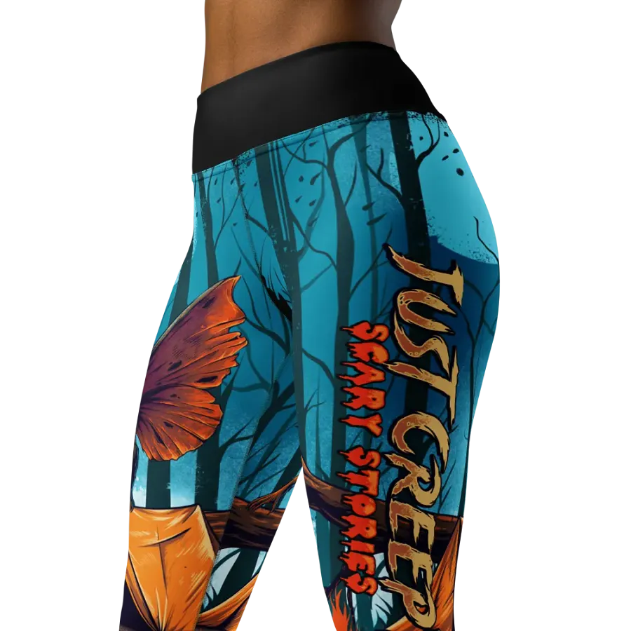 Eerie MothMan Forest Yoga Leggings product image (1)