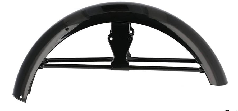 NM Set: Kotflügel vorn/hinten, Schwarz pulverbeschichtet, mit Strebe product image (3)