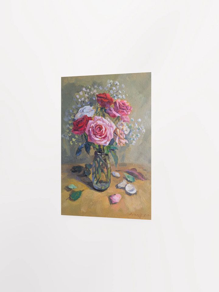 Roses-Oil Painting Paper Poster product image (2)