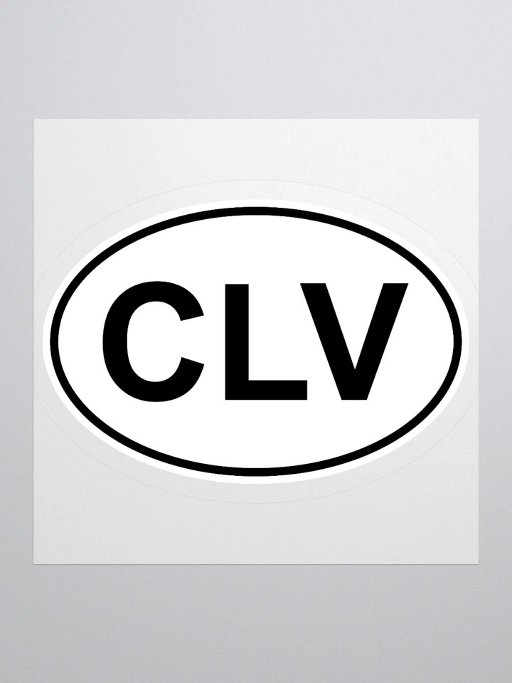 CLV Oval Sticker product image (1)