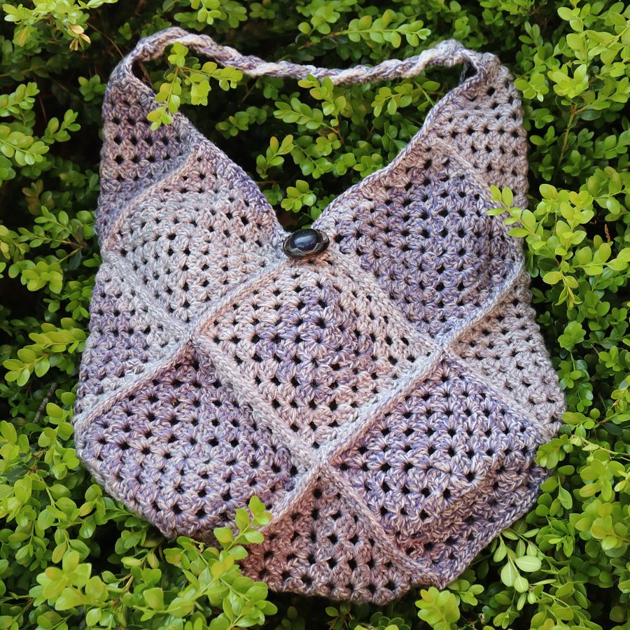 Cool Gray Oversized Crochet Tote - Handmade and One of a Kind product image (1)