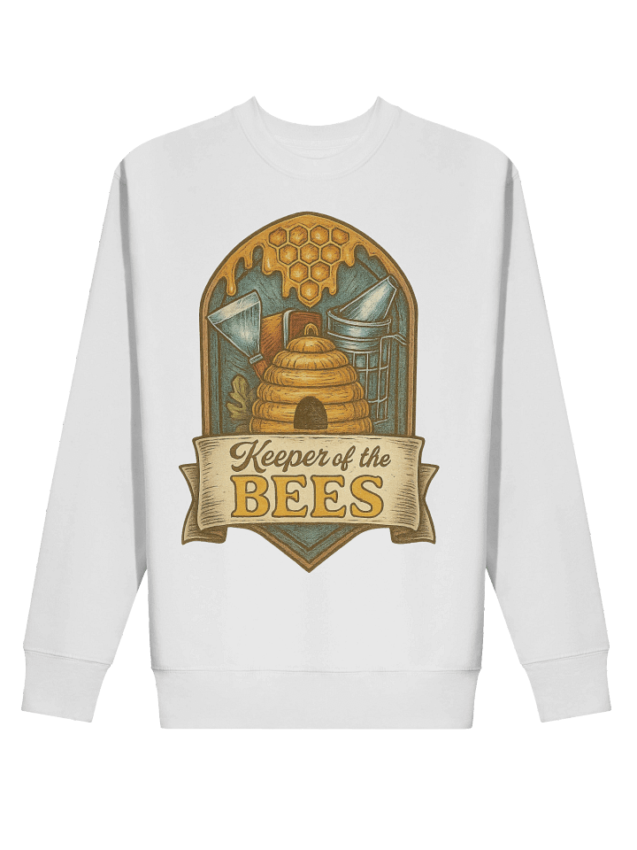Keeper of the Bees Sweatshirt - Beekeeping T shirt Gift for Bee Lovers & Backyard Beekeepers product image (2)