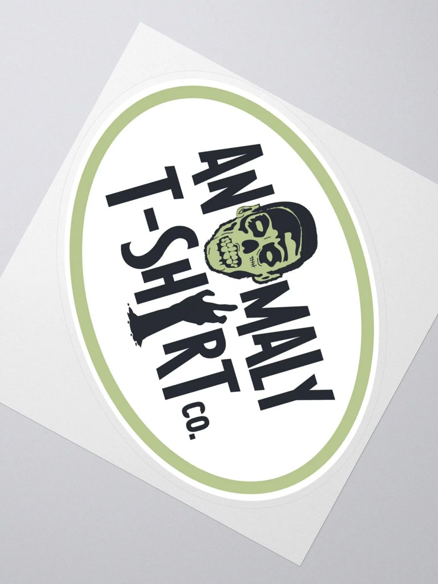 Oval Anomaly Zombie Logo Kiss Cut Stickers product image (3)