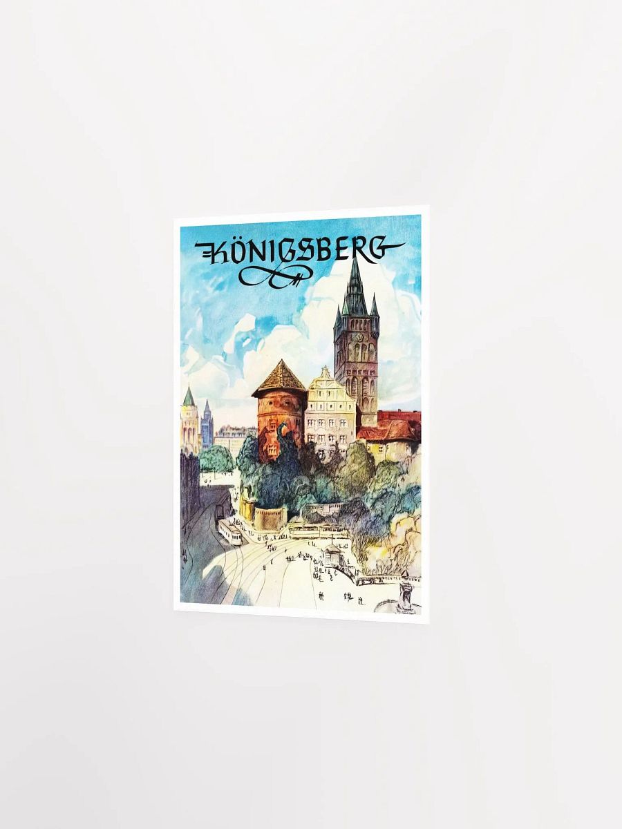 Konigsberg/Königsberg, Prussia, Germany — retro vintage travel poster product image (7)