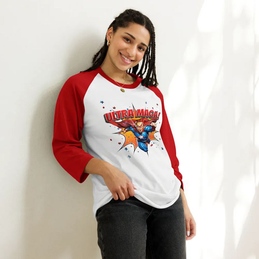 Ultra MAGA! - Unisex Jersey Raglan Tee product image (7)
