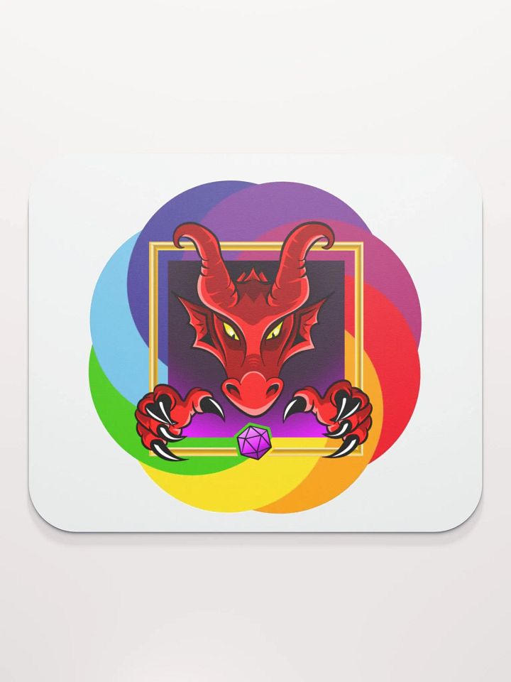PRIDE Dice Dragon Mousepad product image (2)
