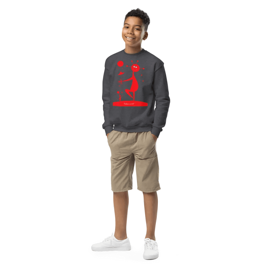Gildan Youth Crew Neck Sweatshirt product image (3)