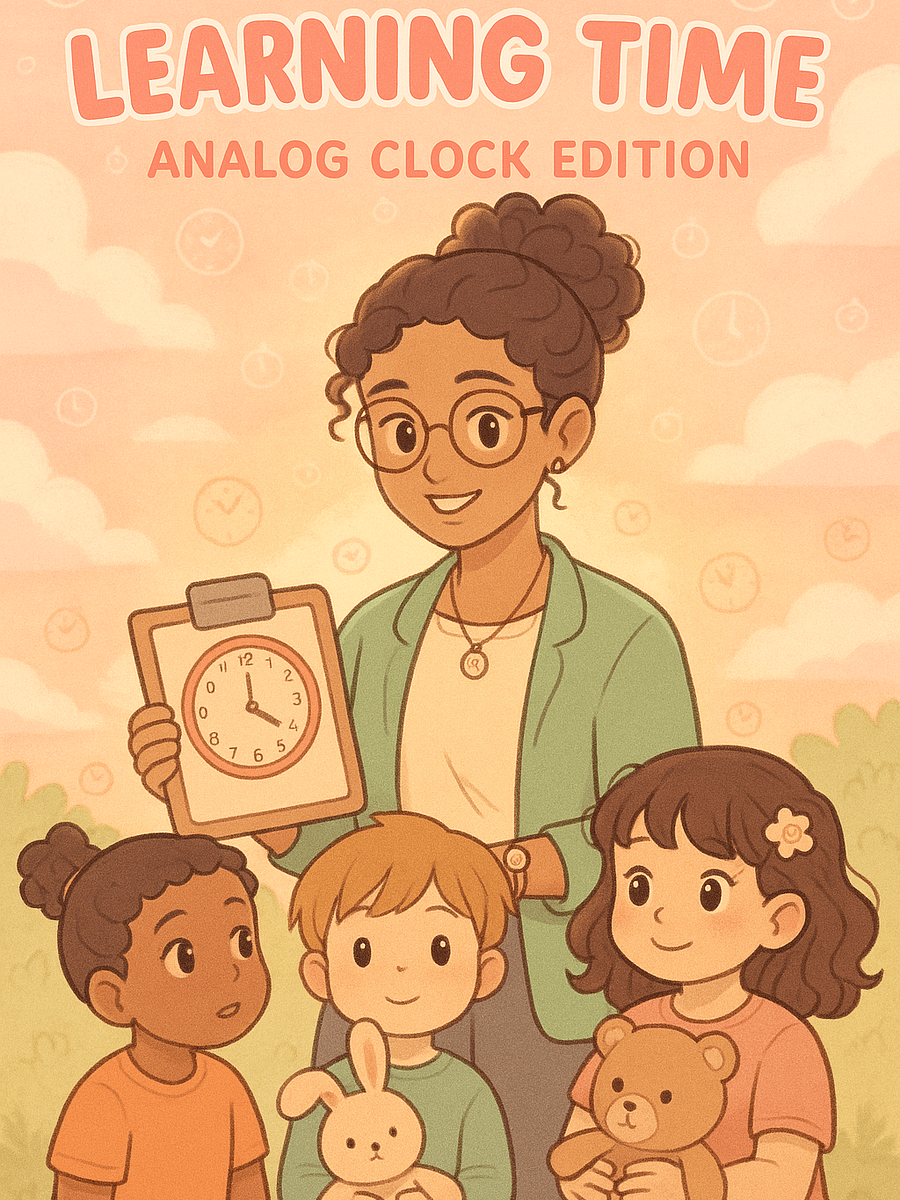 Math Mini Course (6th-8th level) Learning Time: Analog Clock Edition product image (1)