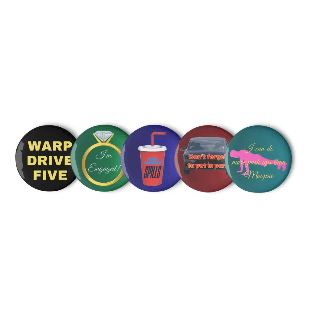 Warp Drive Five Button Set #3 product image (3)