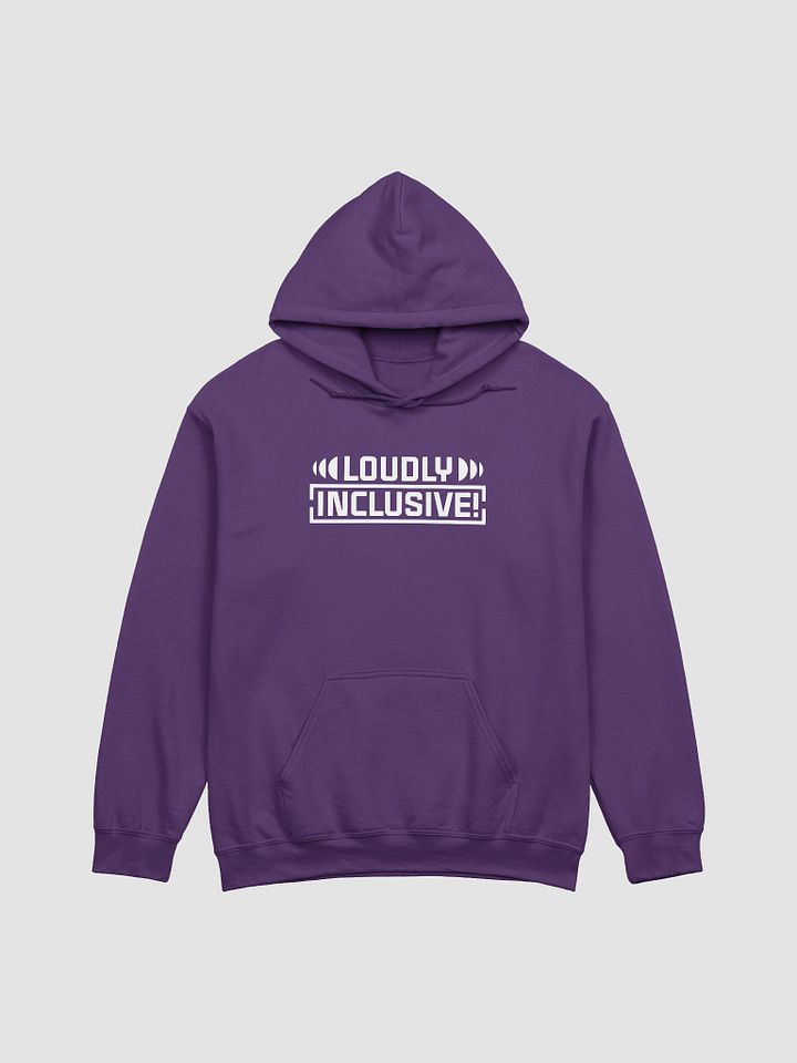 Purple Hoodie with White Logo product image (1)