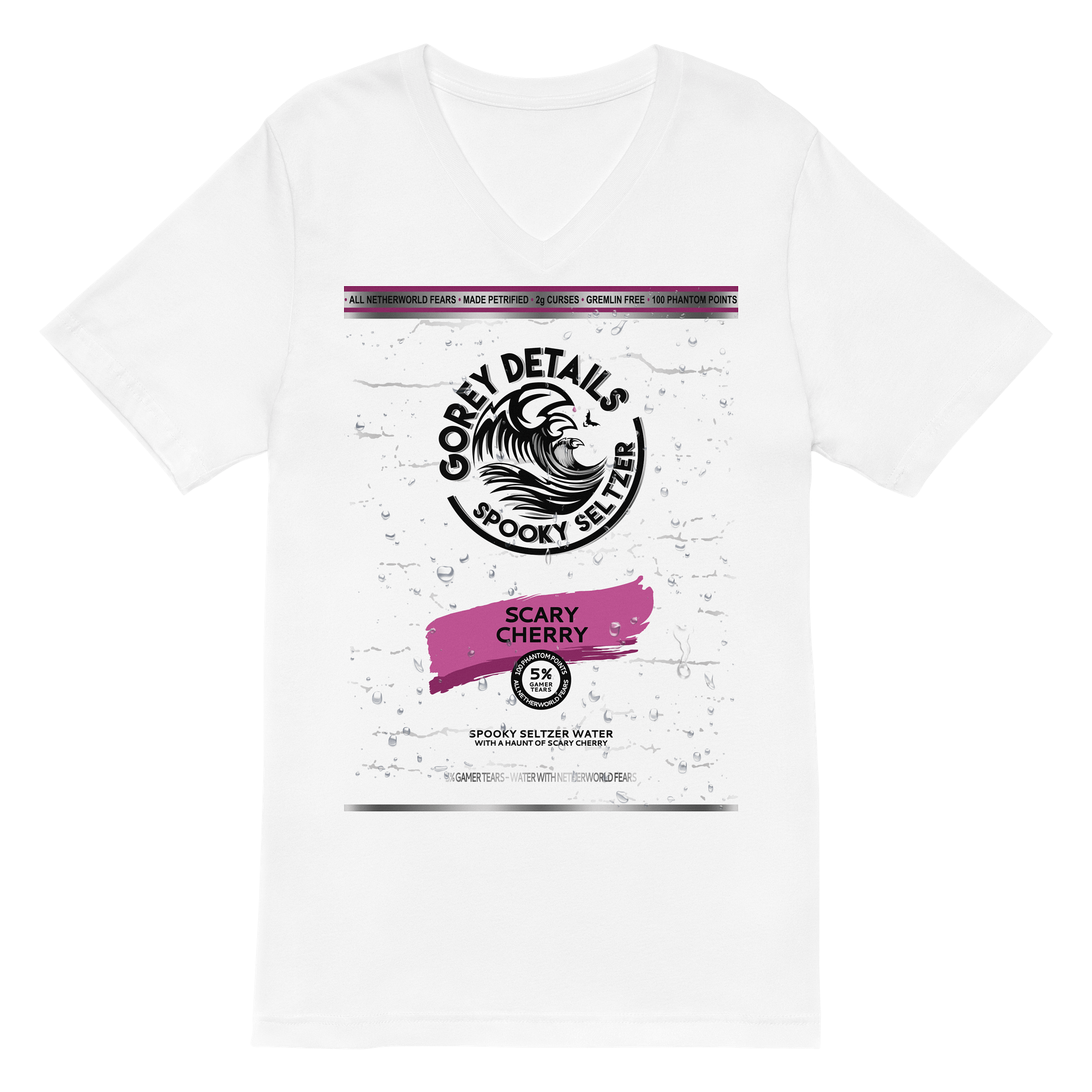 Spooky Seltzer - Bella+Canvas Short Sleeve V-Neck Jersey T-Shirt product image (8)