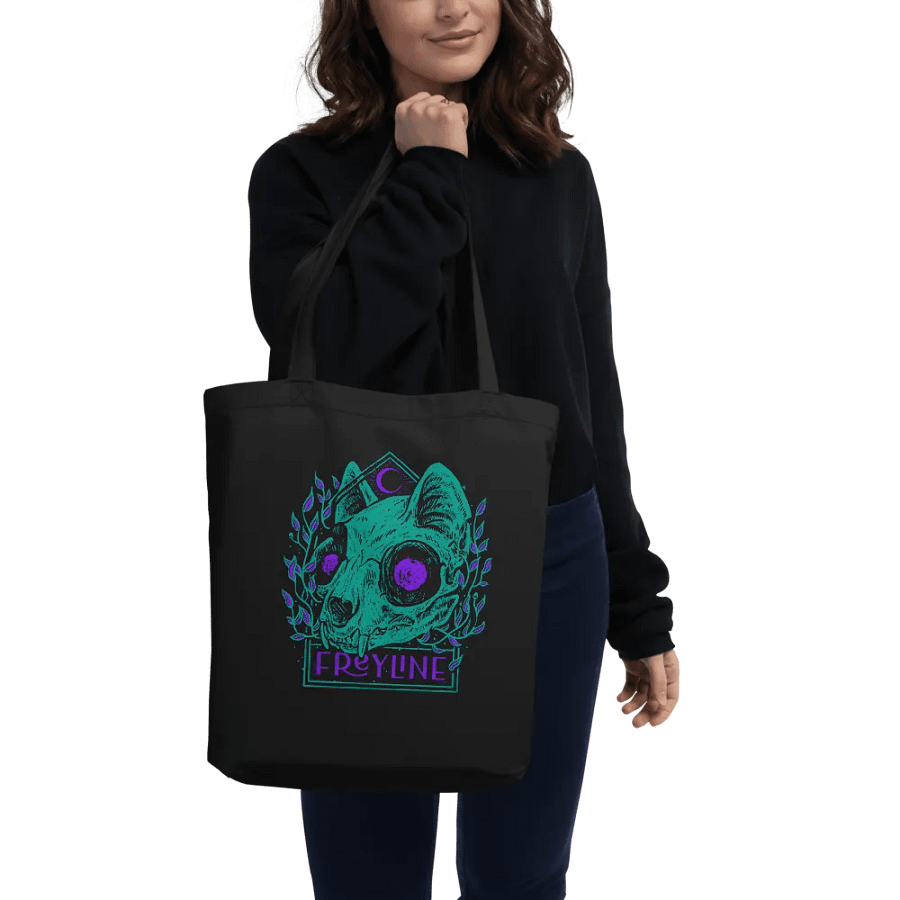 Spellcast Cat Skull Eco Tote product image (2)