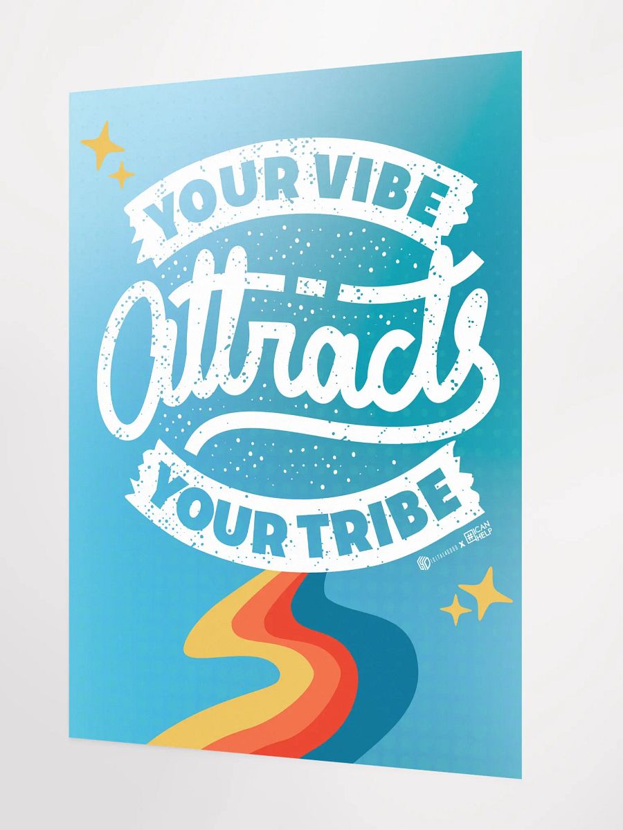Your Vibe Attracts Your Tribe Poster product image (2)
