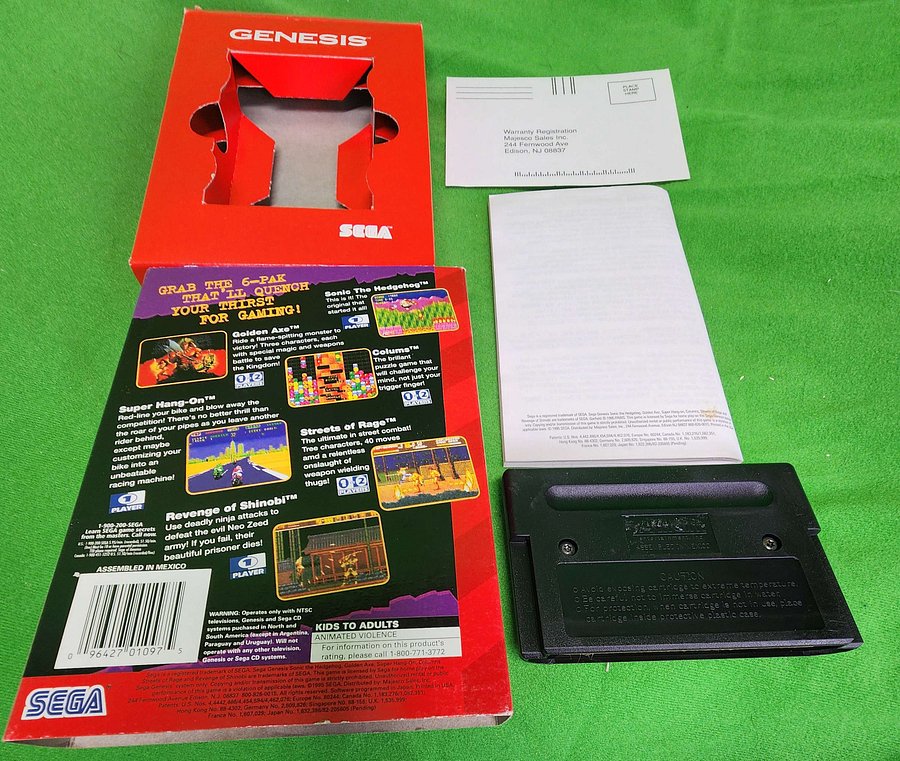 SEGA GENESIS - 6 Pak - CIB product image (2)