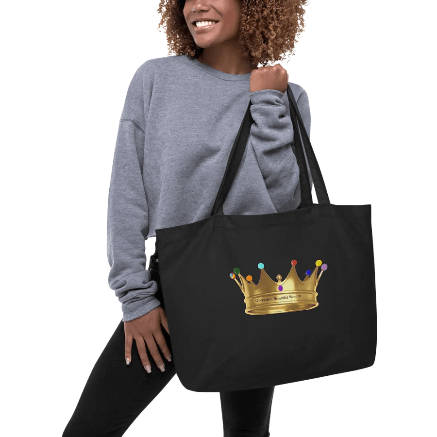 Queendom Beautiful Women Crown Tote Bag (TM) product image (5)