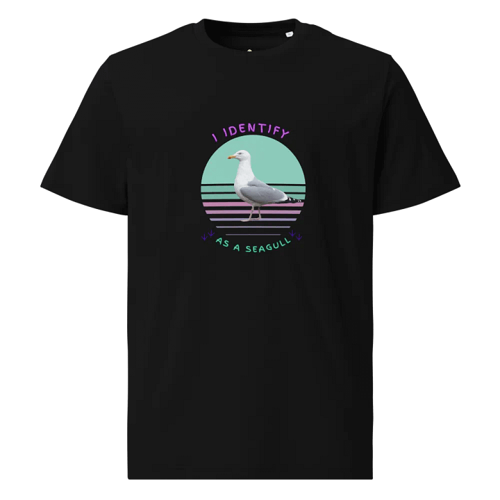 I Identify as a Seagull Organic Cotton T-Shirt product image (1)