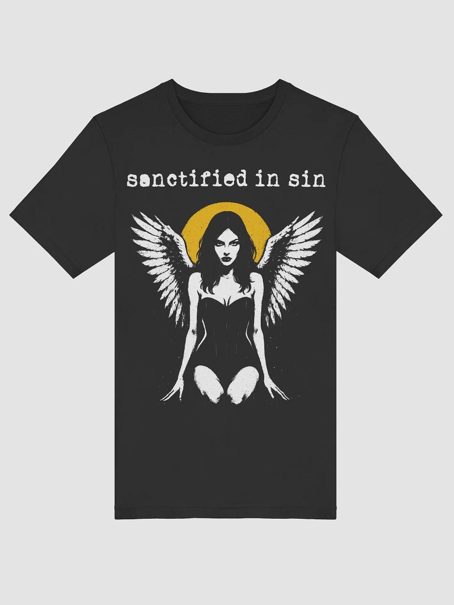 Sanctified in Sin Tee – Fallen Angel Gothic Streetwear product image (7)