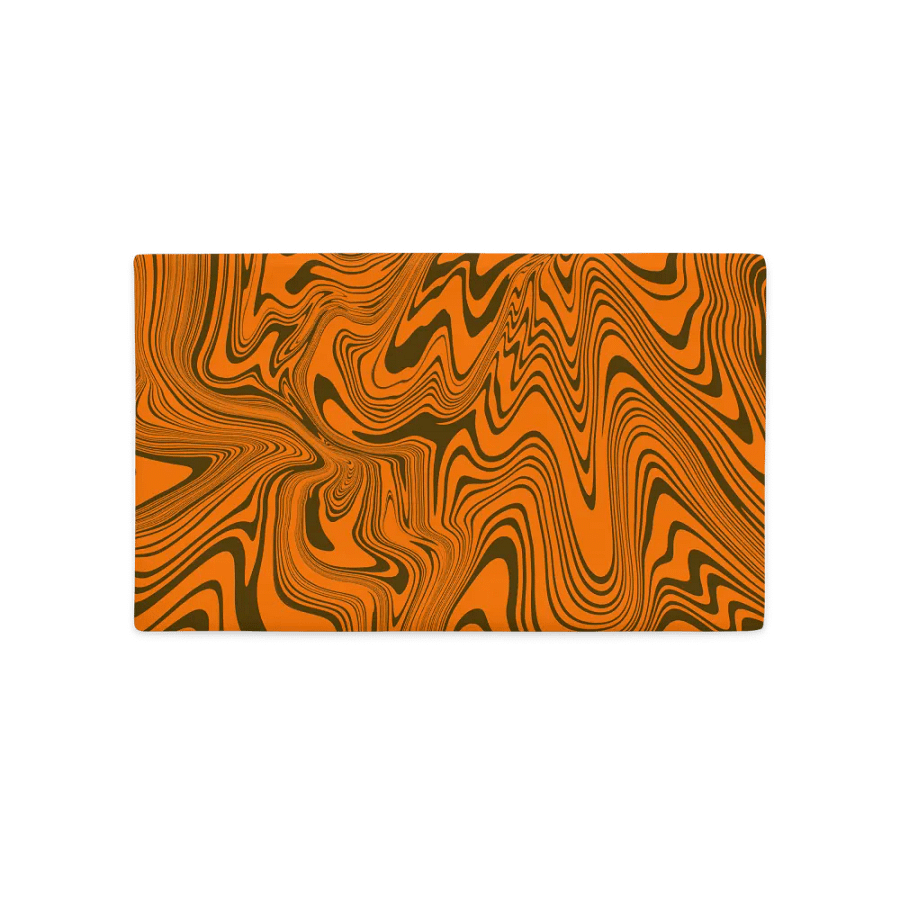 Premium Pillow Case - Abstract Orange Swirls product image (5)