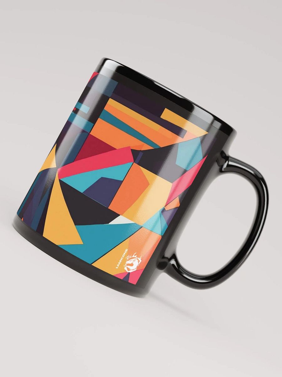 Geometric Fusion Black Mug product image (5)