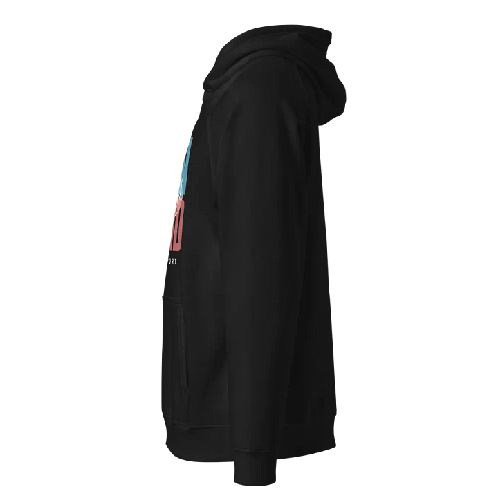 SNOWBOARD Unisex Eco Raglan Hoodie product image (2)