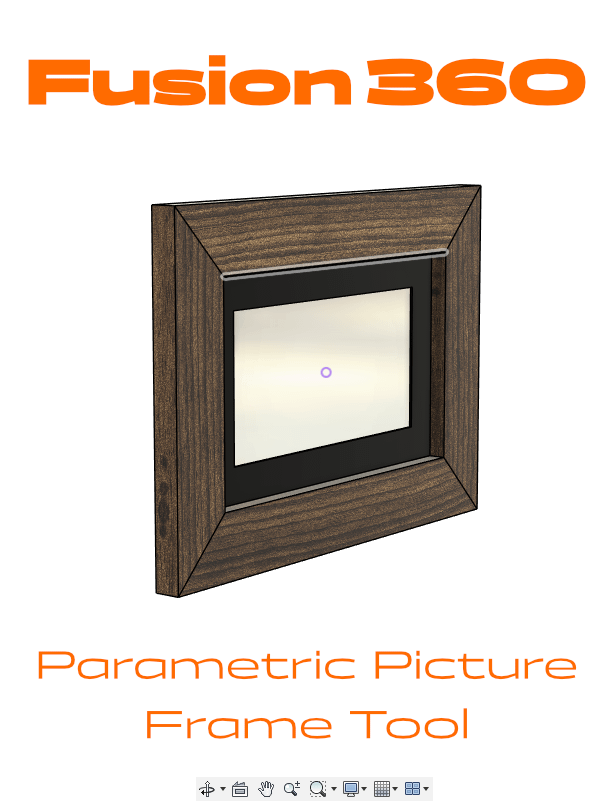 Fusion 360 Parametric Picture Frame Tool product image (1)