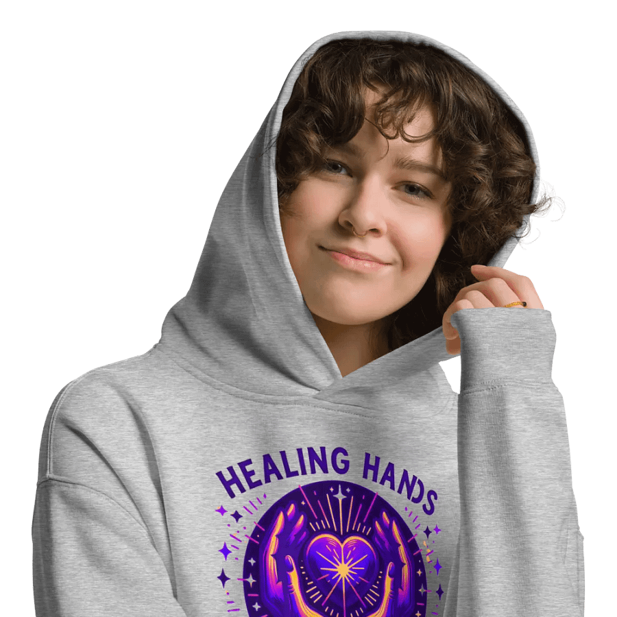 Radiant Healing Hands Unisex Hoodie product image (9)