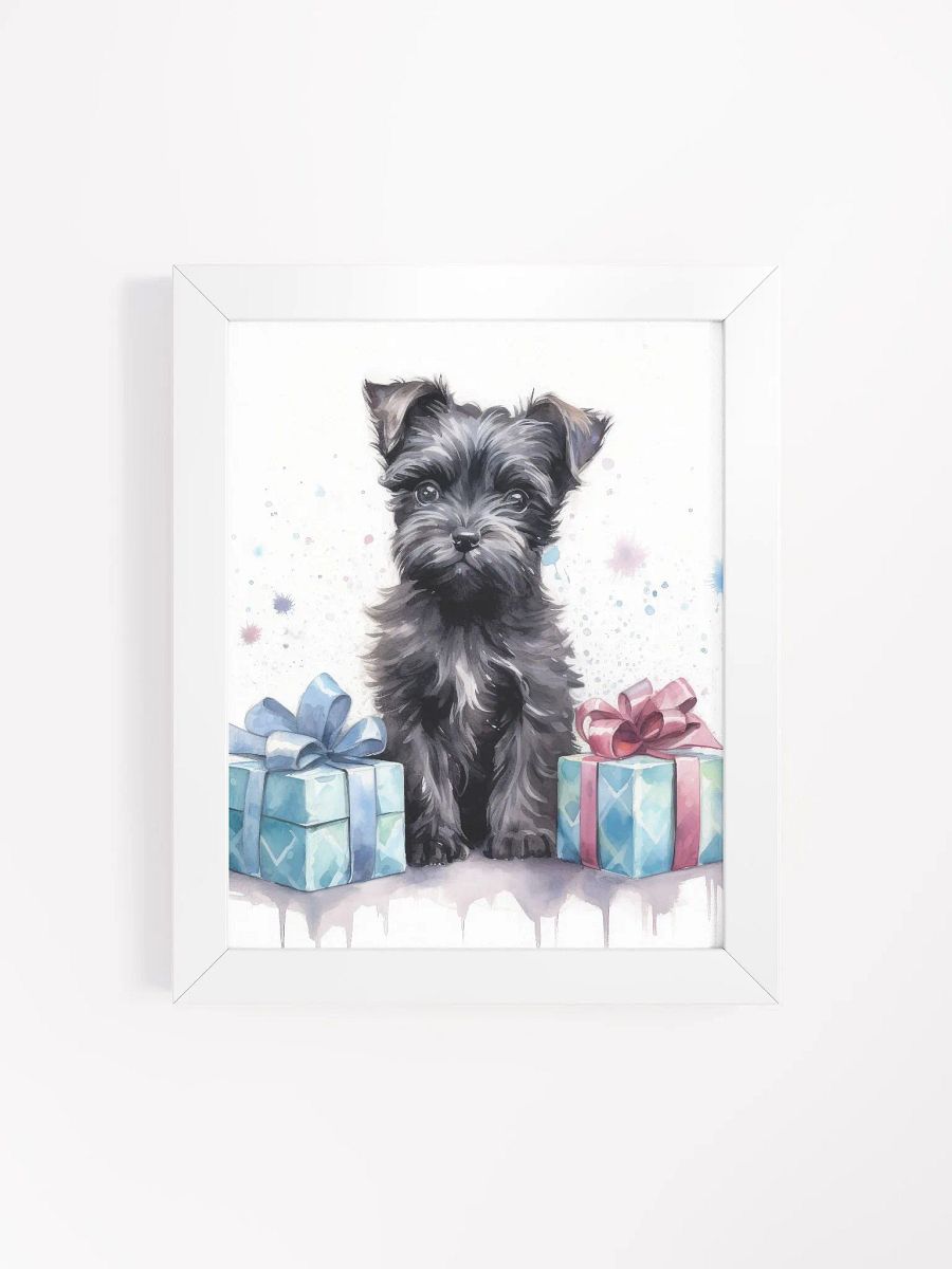 Affenpinscher Puppy With Birthday Presents Wall Art product image (52)
