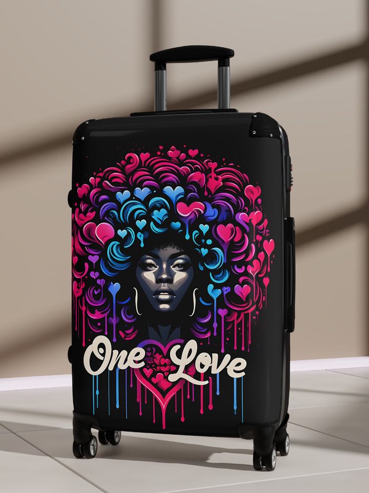 Travel Suitcase for Black Women and Girls One Love product image (1)