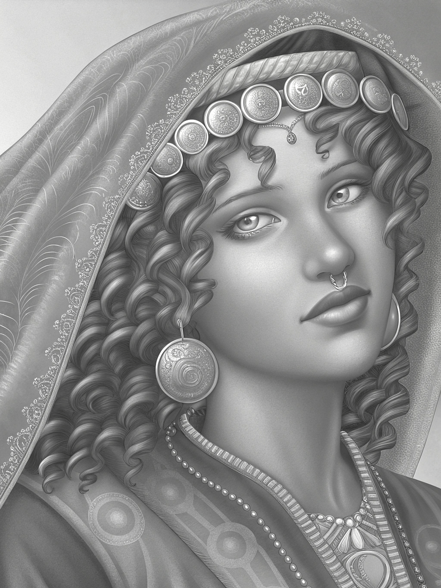 Grace and Strength The Beauty of African Women in Art - Algerian Goddess product image (3)