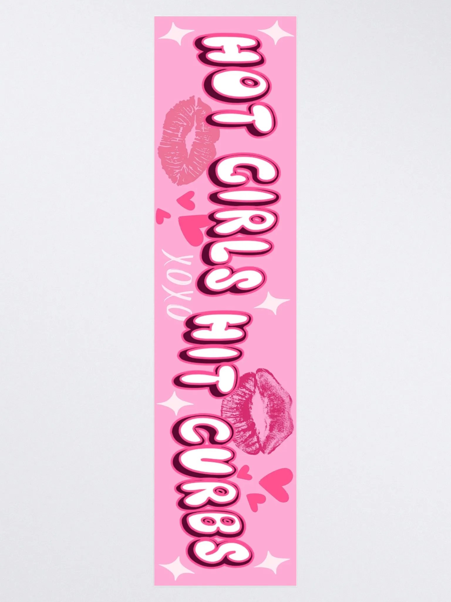 Hot Girls Hit Curbs Bumper Sticker product image (3)