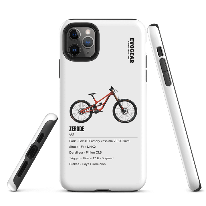 White Zerode G3 iPhone Case product image (5)