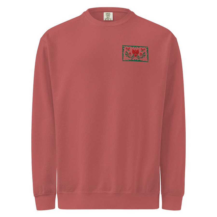 Hungarian Folk Art Flowers Embroidered Sweatshirt product image (1)