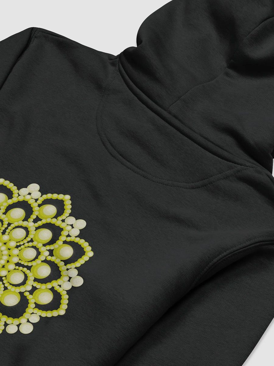 Yellow Flower Mandala Unisex Eco Hoodie product image (4)