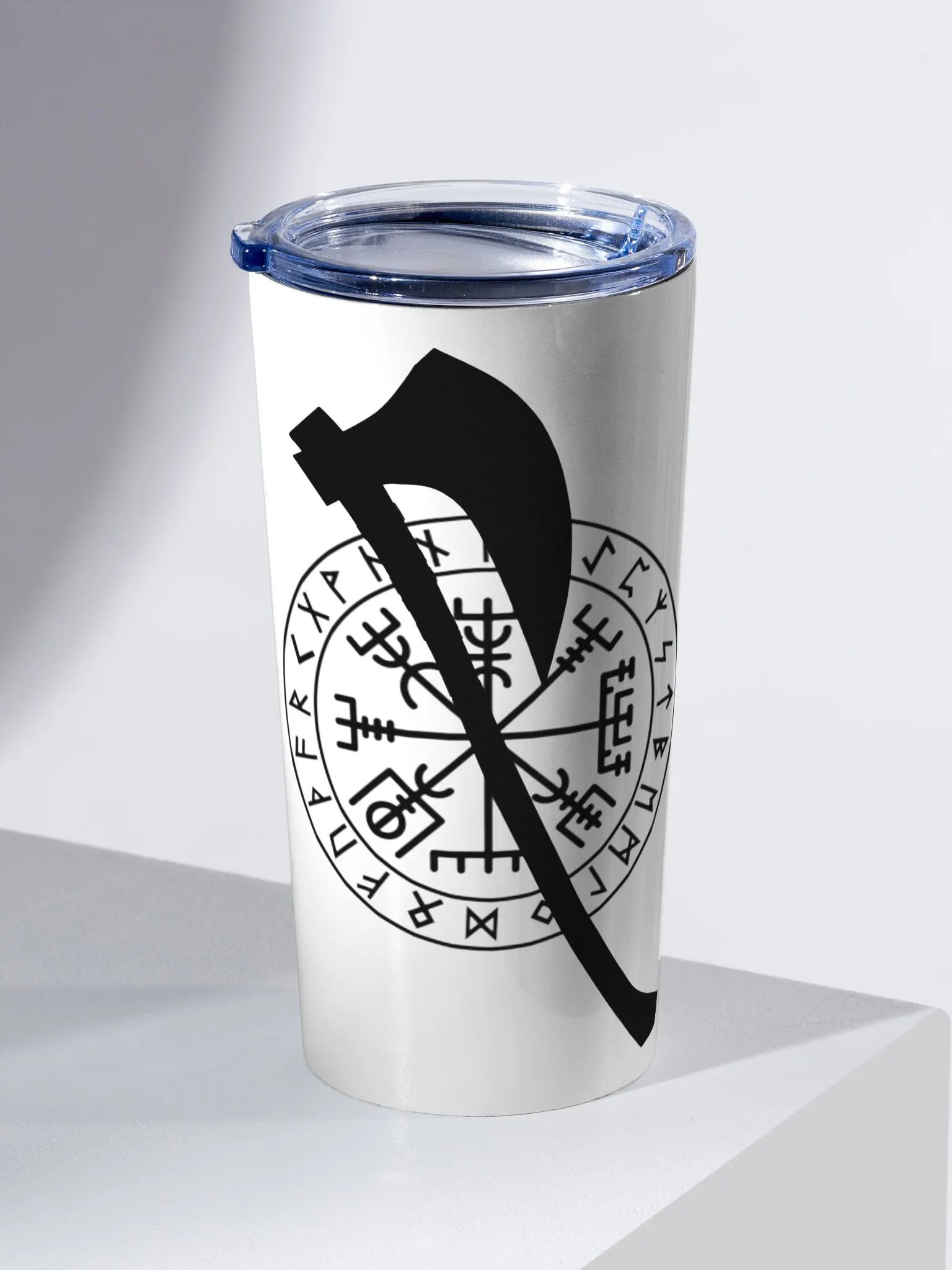 VEGVISIR & AXE - Big Travel Mug product image (2)