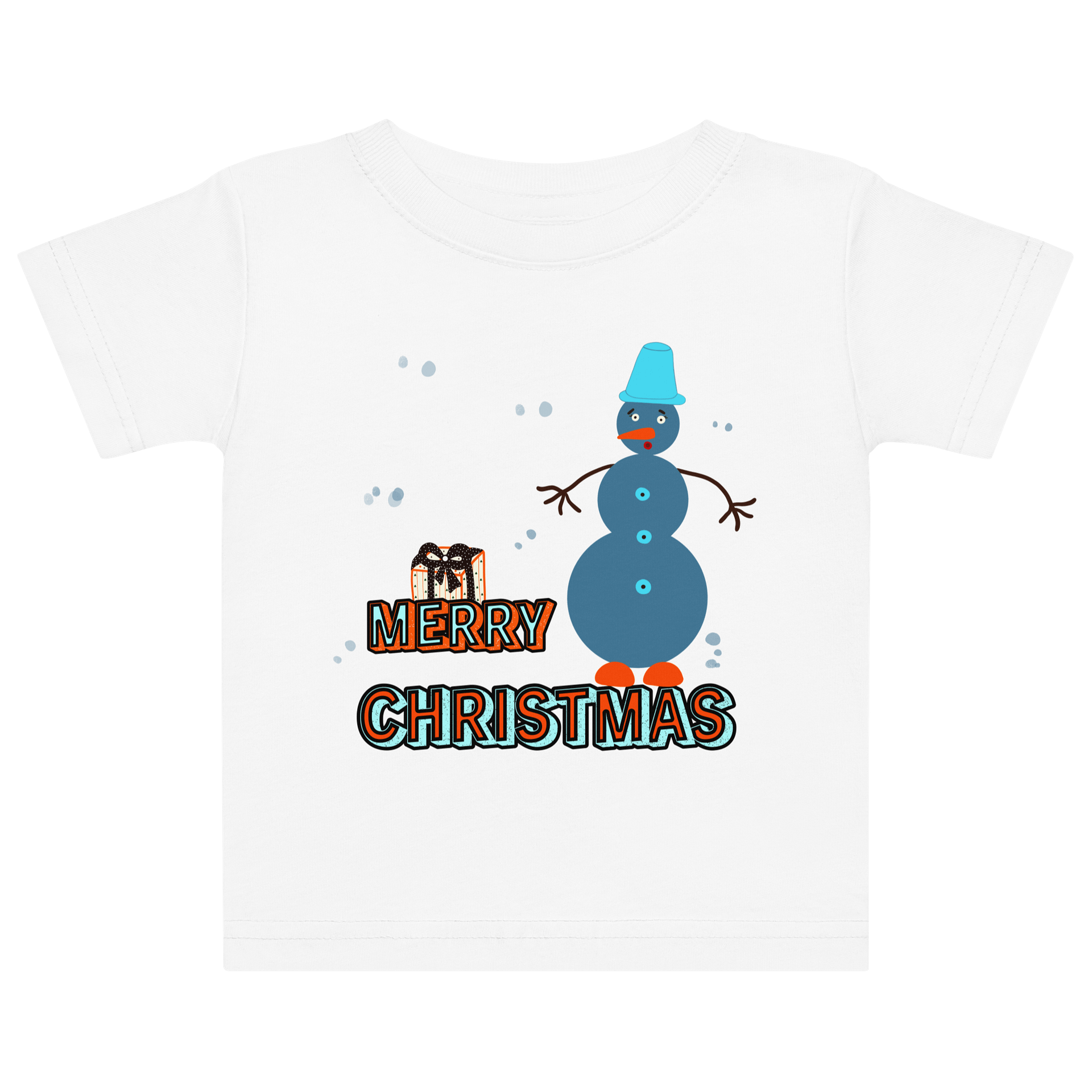 Snowman Surprise Baby Jersey T-Shirt product image (3)
