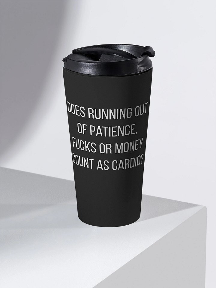 nope snark - cardio travel mug product image (2)