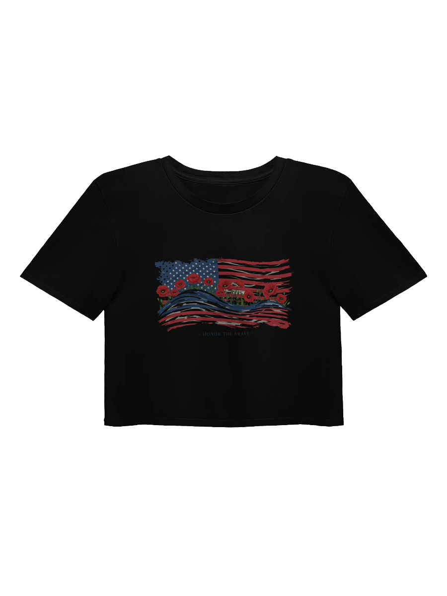 Poppies & Stripes Crop Top product image (2)
