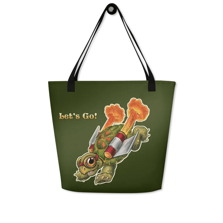 Jetpack Tortoise - SFA Adventure All-Over Tote product image (5)