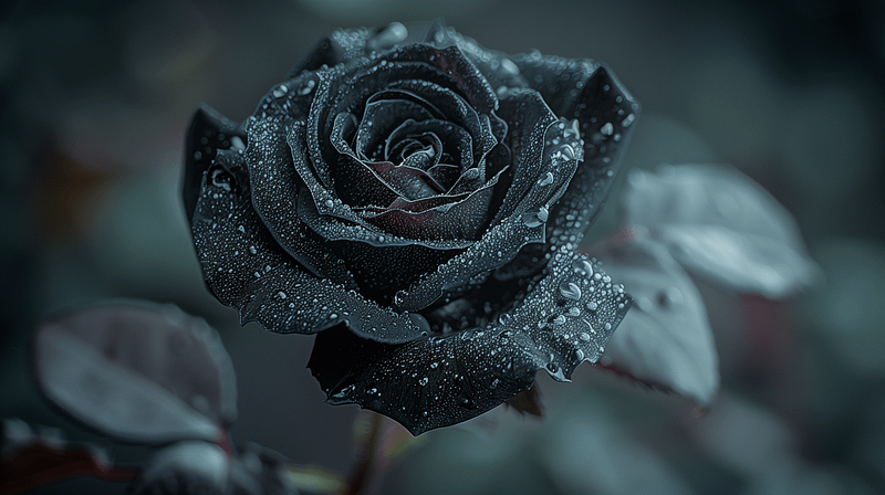 Black Rose Wallpaper Beautiful Aesthetic Visual Desktop Background HD 4k 3840x2160 1920x1080 for PC and Laptop