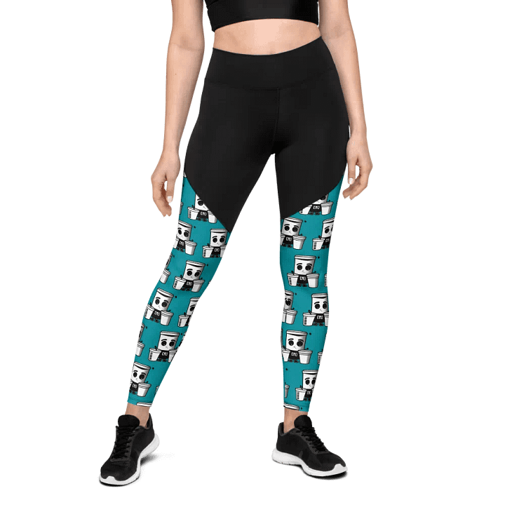 Whimsical EMO Cubes Compression Leggings product image (2)