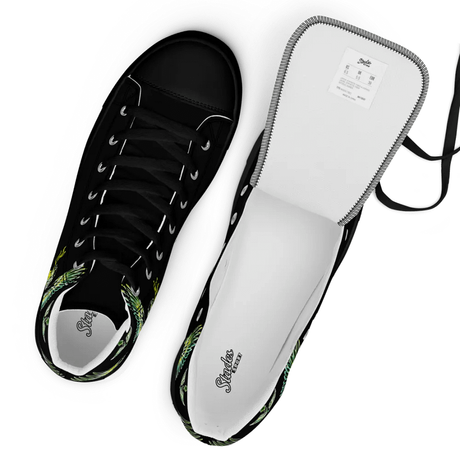 Gripen Flying Green//Griffin/Men's High Top Canvas Shoes by Allcolor product image (10)