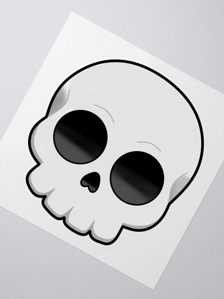 Skull Kiss Cut Sticker product image (2)