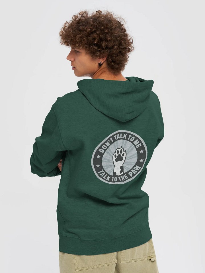 "Talk to the Paw" Men's Zip Up Hoodie product image (6)