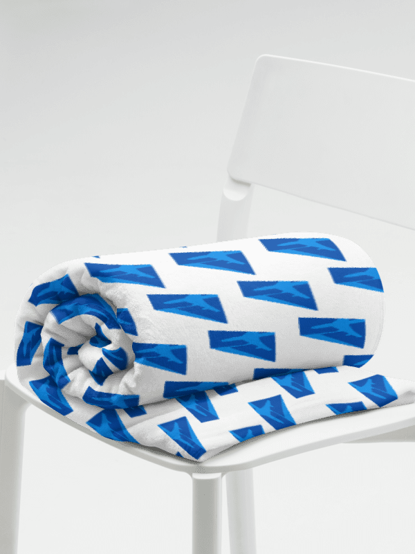 Economy-Class Flight Blanket - James Warren-Oliver Two-Tone Blue Tailfin product image (2)