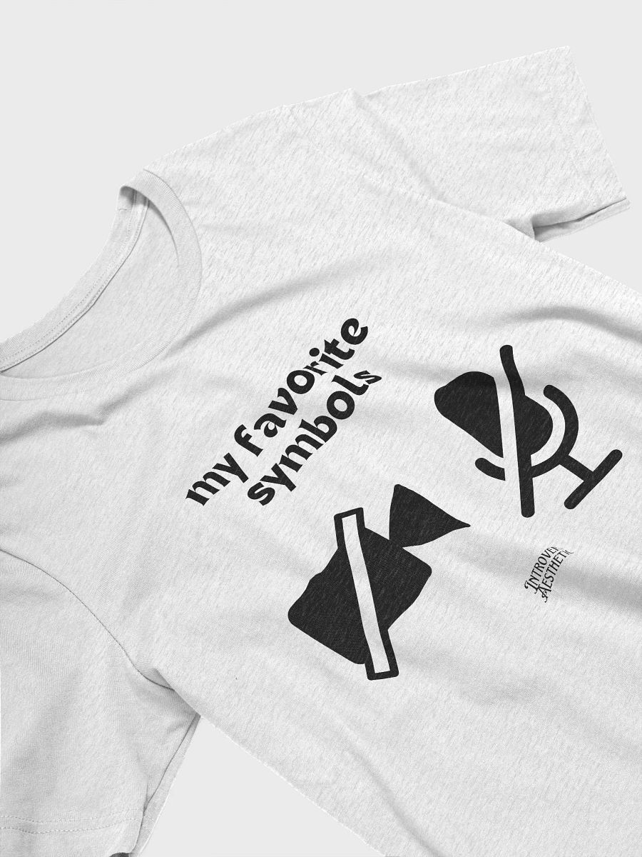 Introverts Favorite Symbols Edition: Bella+Canvas Supersoft T-Shirt product image (3)